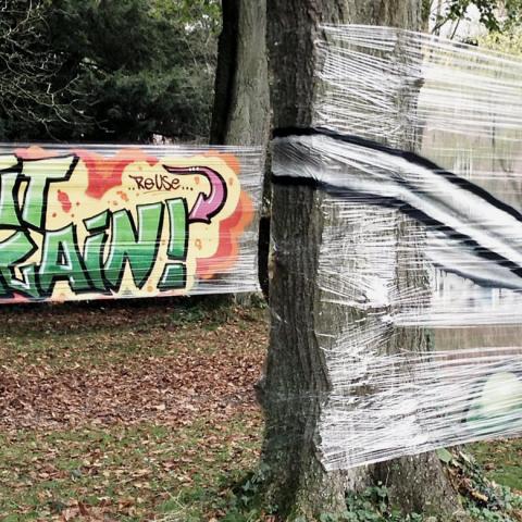 Sprühen Sie Ihr Unternehmens-Graffiti