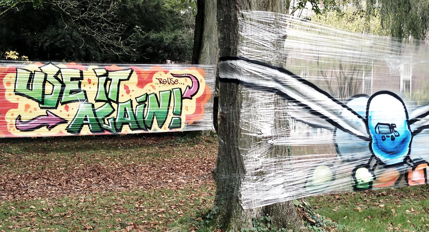 Sprühen Sie Ihr Unternehmens-Graffiti